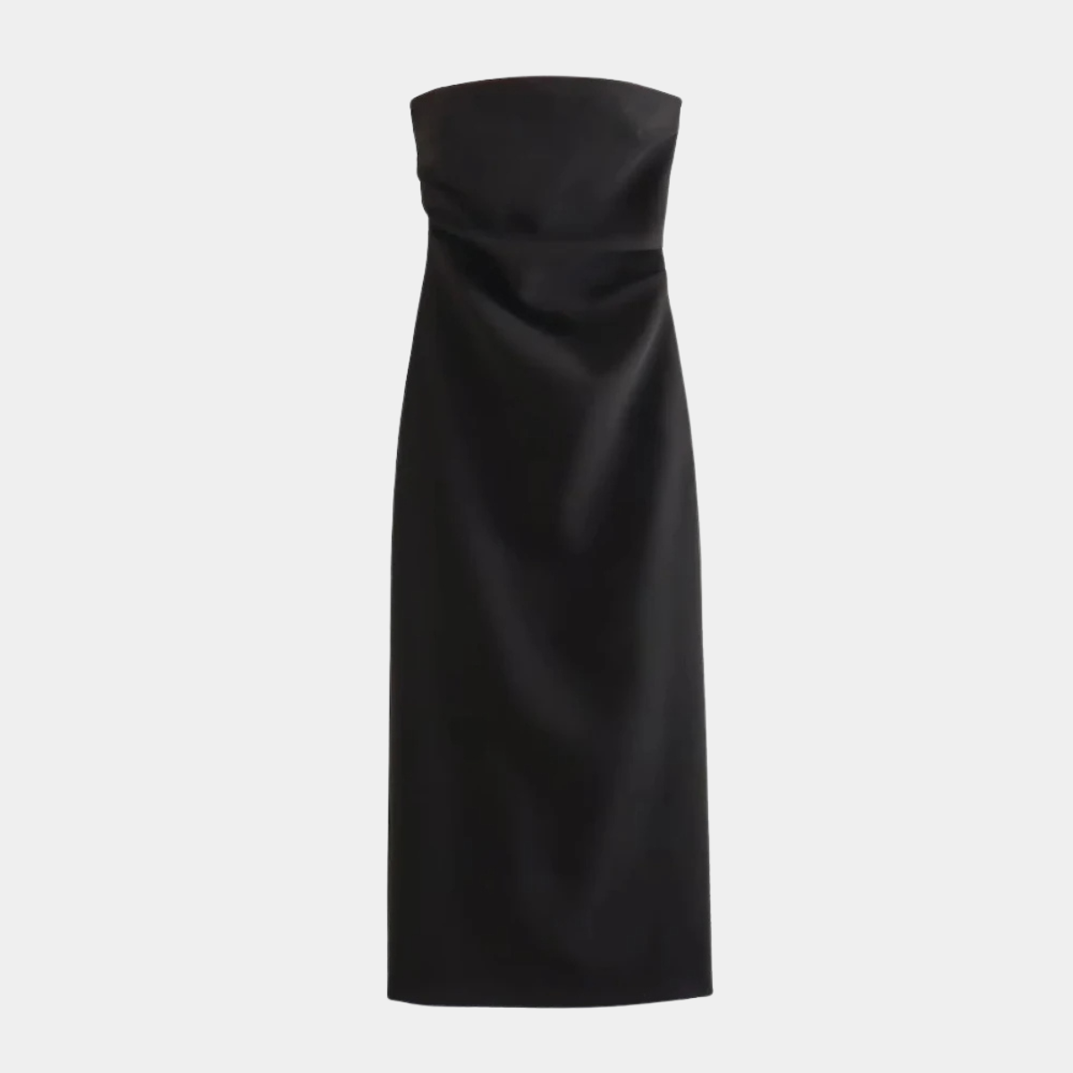 Strapless Midi Dress – Elegant Bodycon Evening Party Dress