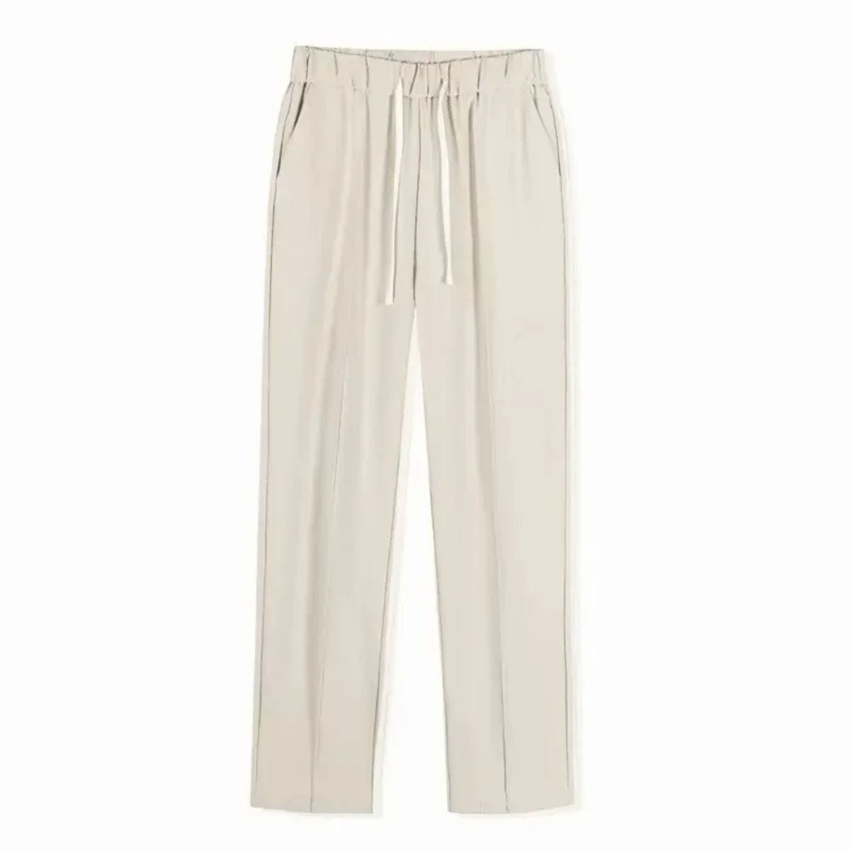 Lightweight Mens Elasticated Waist Trousers – Casual Pants