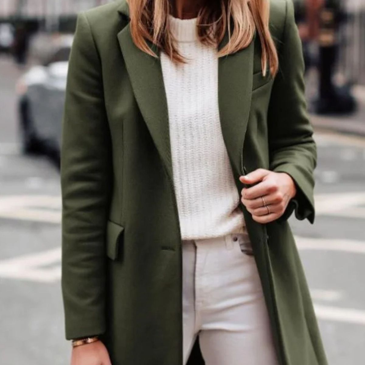 Oversized Double Breasted Teddy Trench Coat