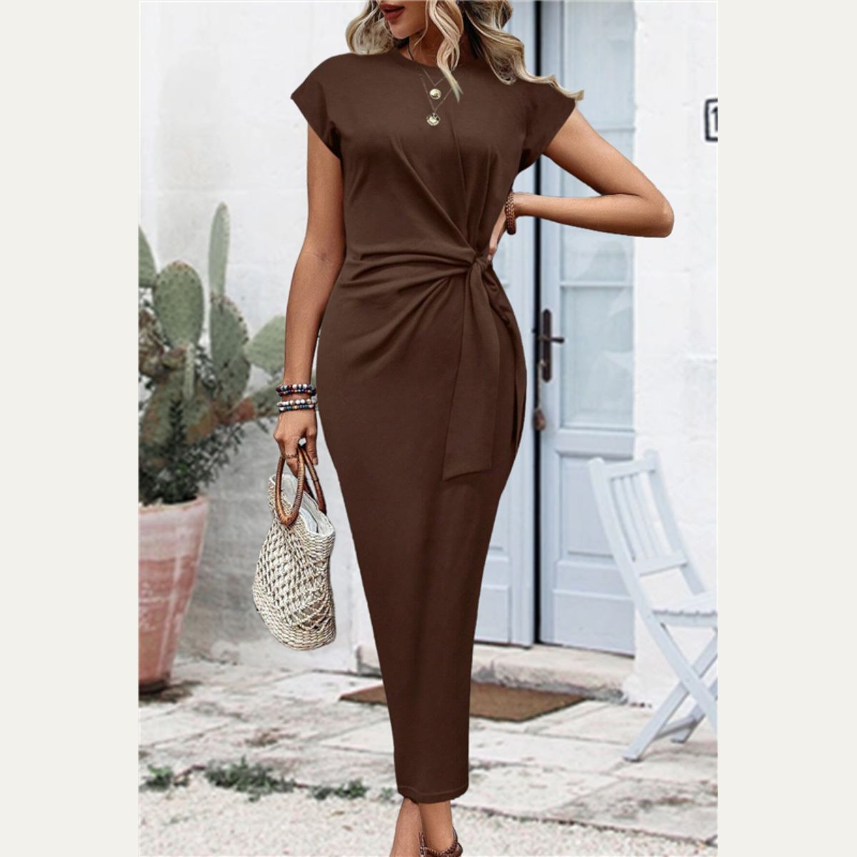 Long Ribbed Dress