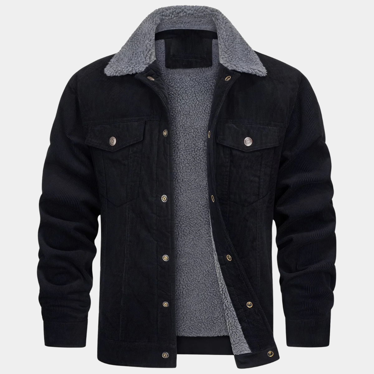 Corduroy Jacket – Sherpa Lined Warm Outerwear