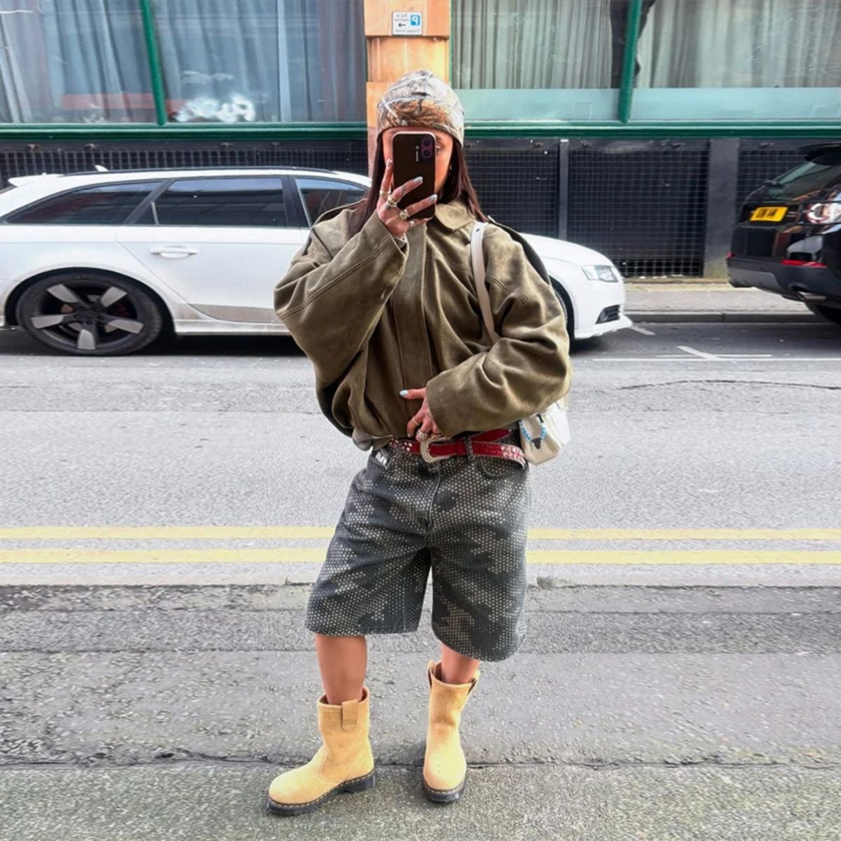 Oversized Suede Jacket – Casual Loose Fit Coat