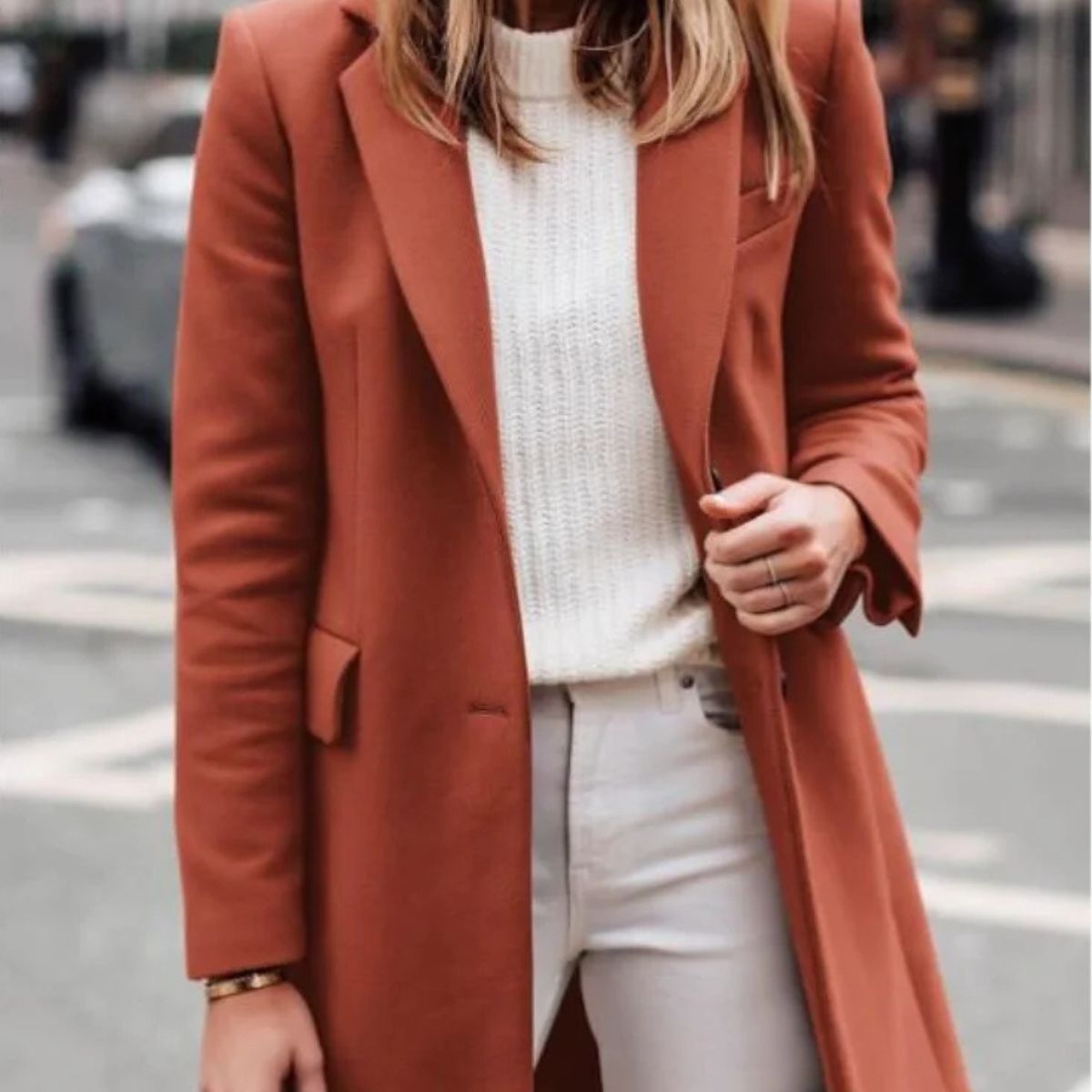 Oversized Double Breasted Teddy Trench Coat
