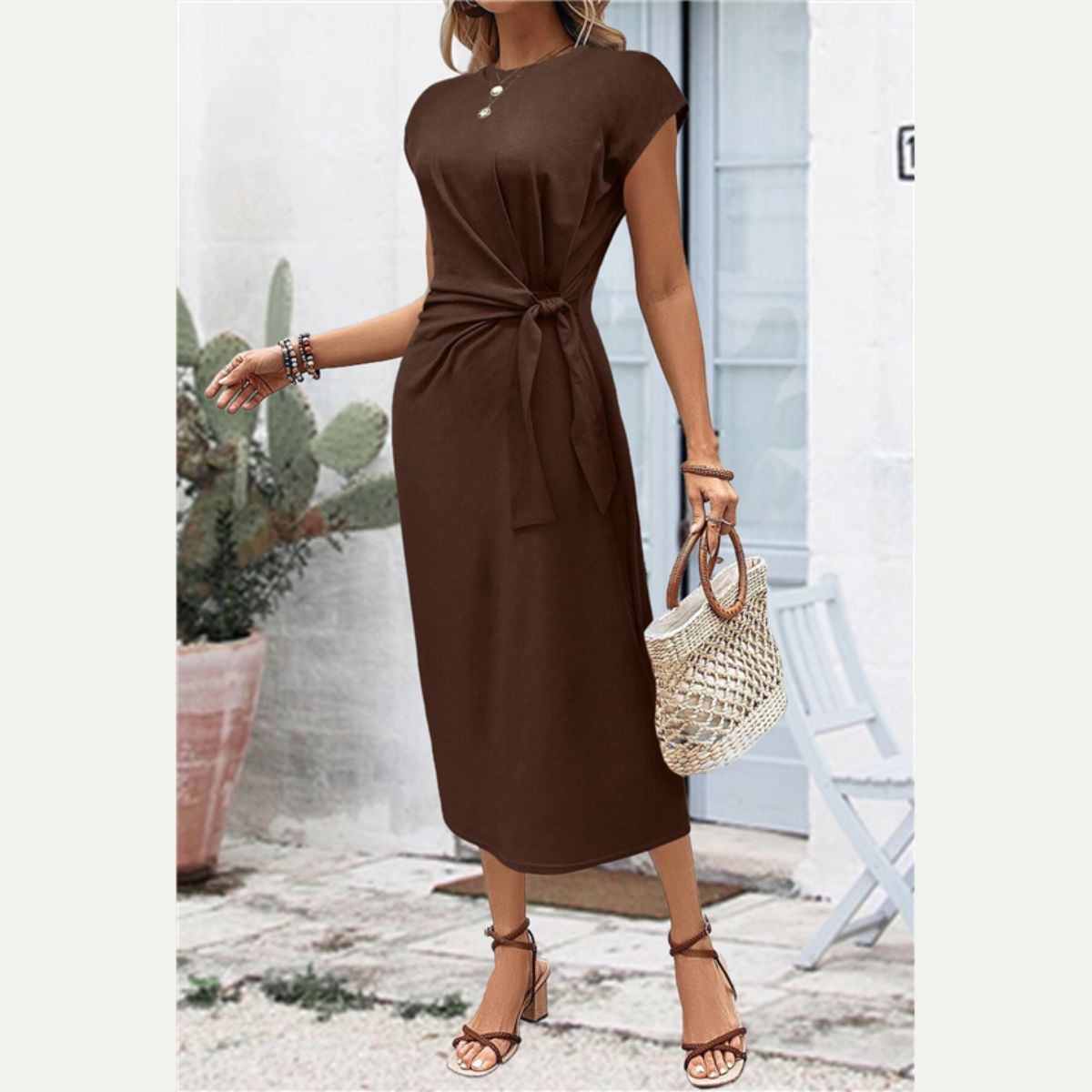 Long Ribbed Dress