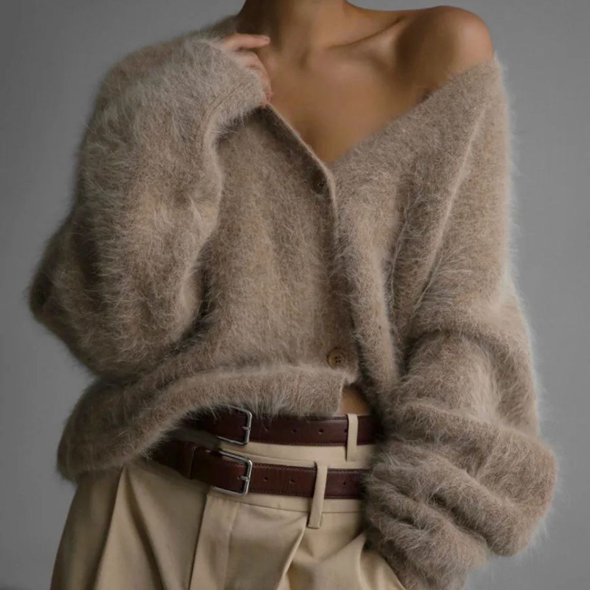 Chic Cashmere Jumper – Soft Warm Cardigan