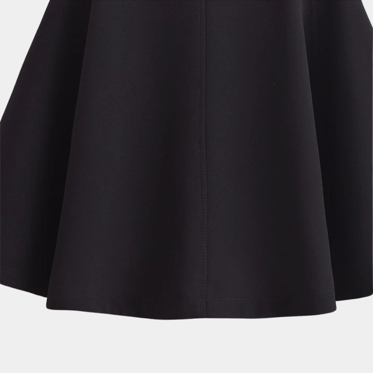 Black Cape Coat – Elegant Swing Cloak Jacket