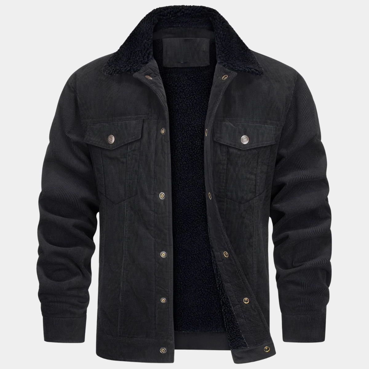 Corduroy Jacket – Sherpa Lined Warm Outerwear