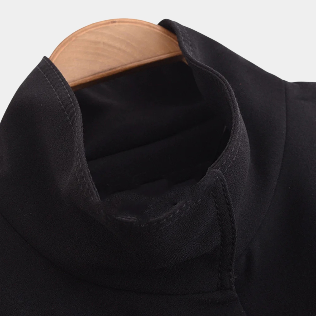 Black Cape Coat – Elegant Swing Cloak Jacket
