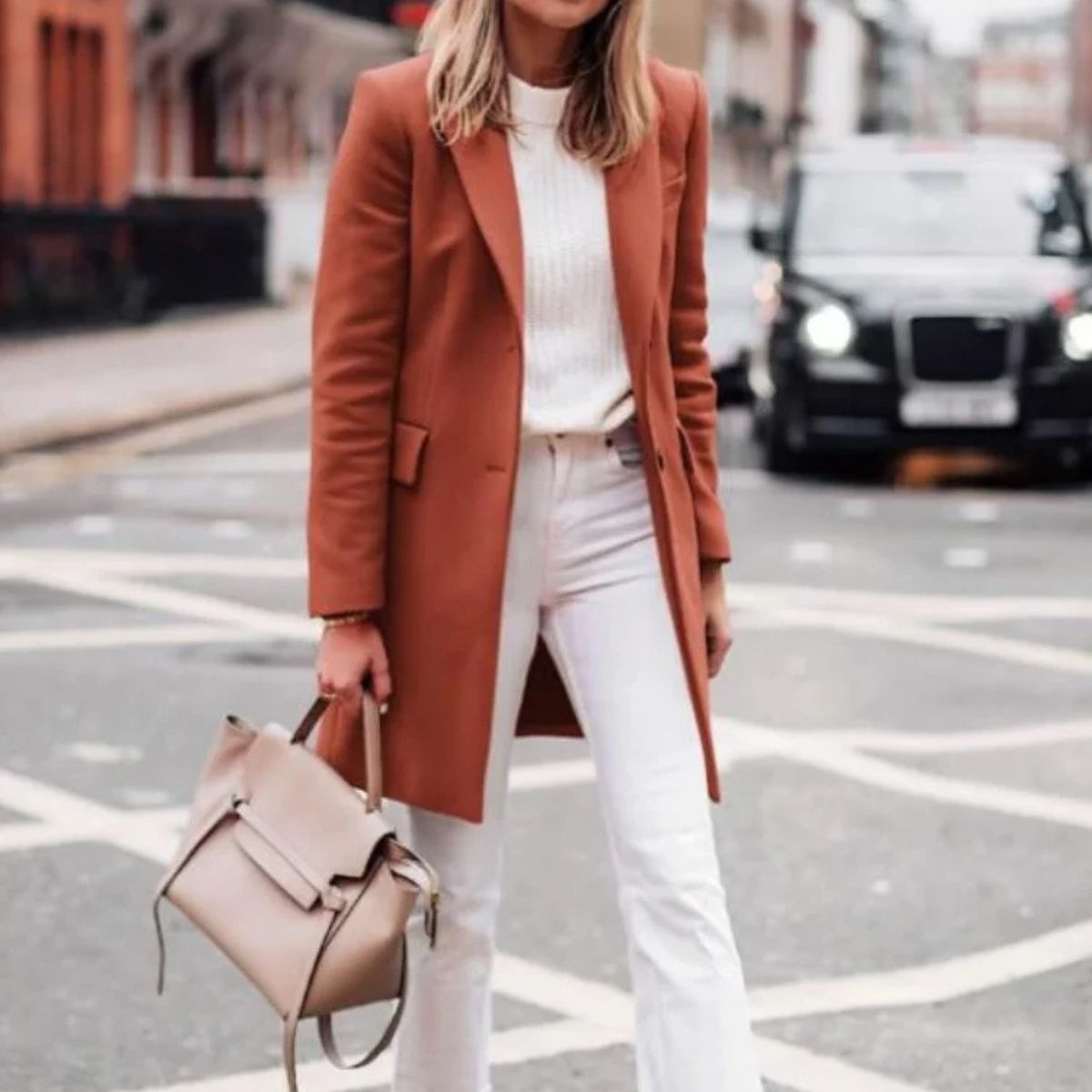 Oversized Double Breasted Teddy Trench Coat