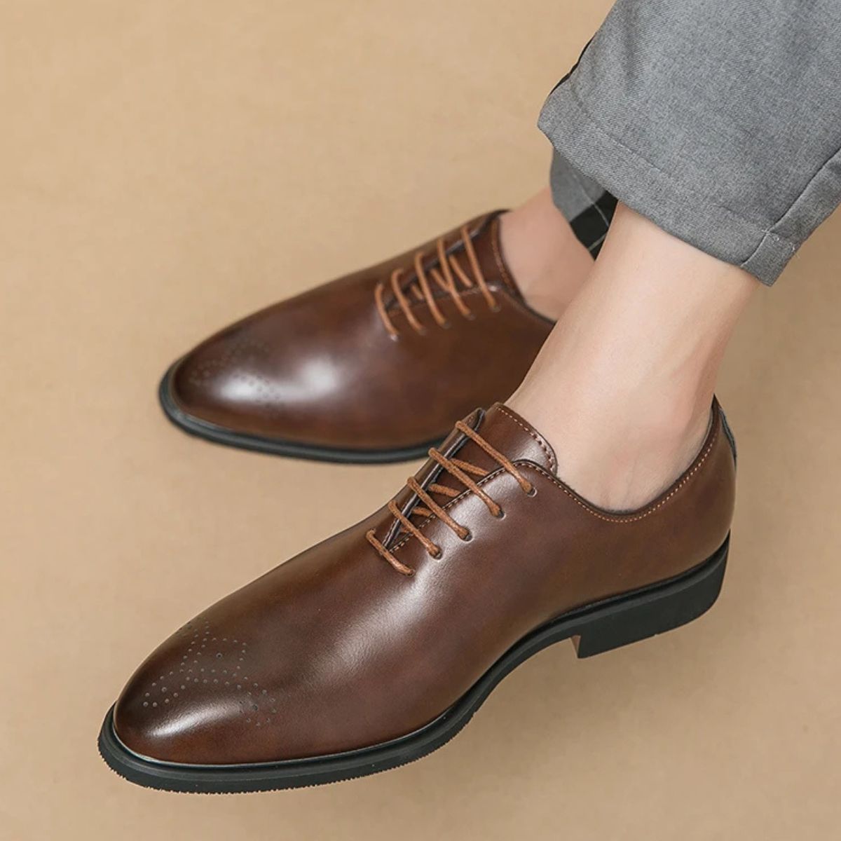 Oxford Lace-Up Shoes Smart – Smart Business & Wedding Footwear