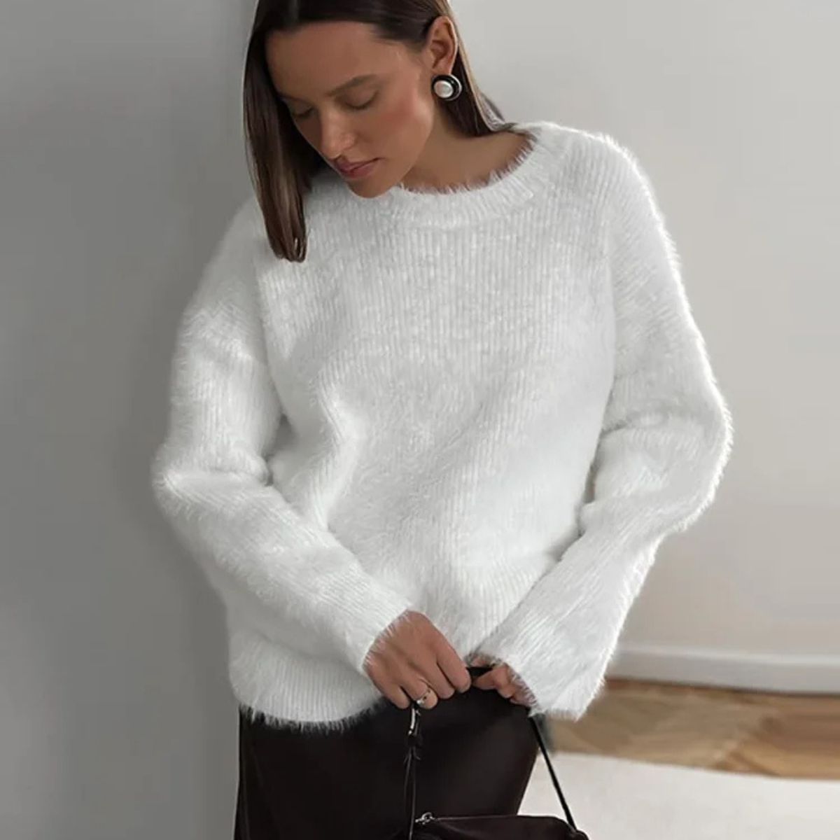 Soft Knit Cashmere Jumper – Women’s Casual Pullover