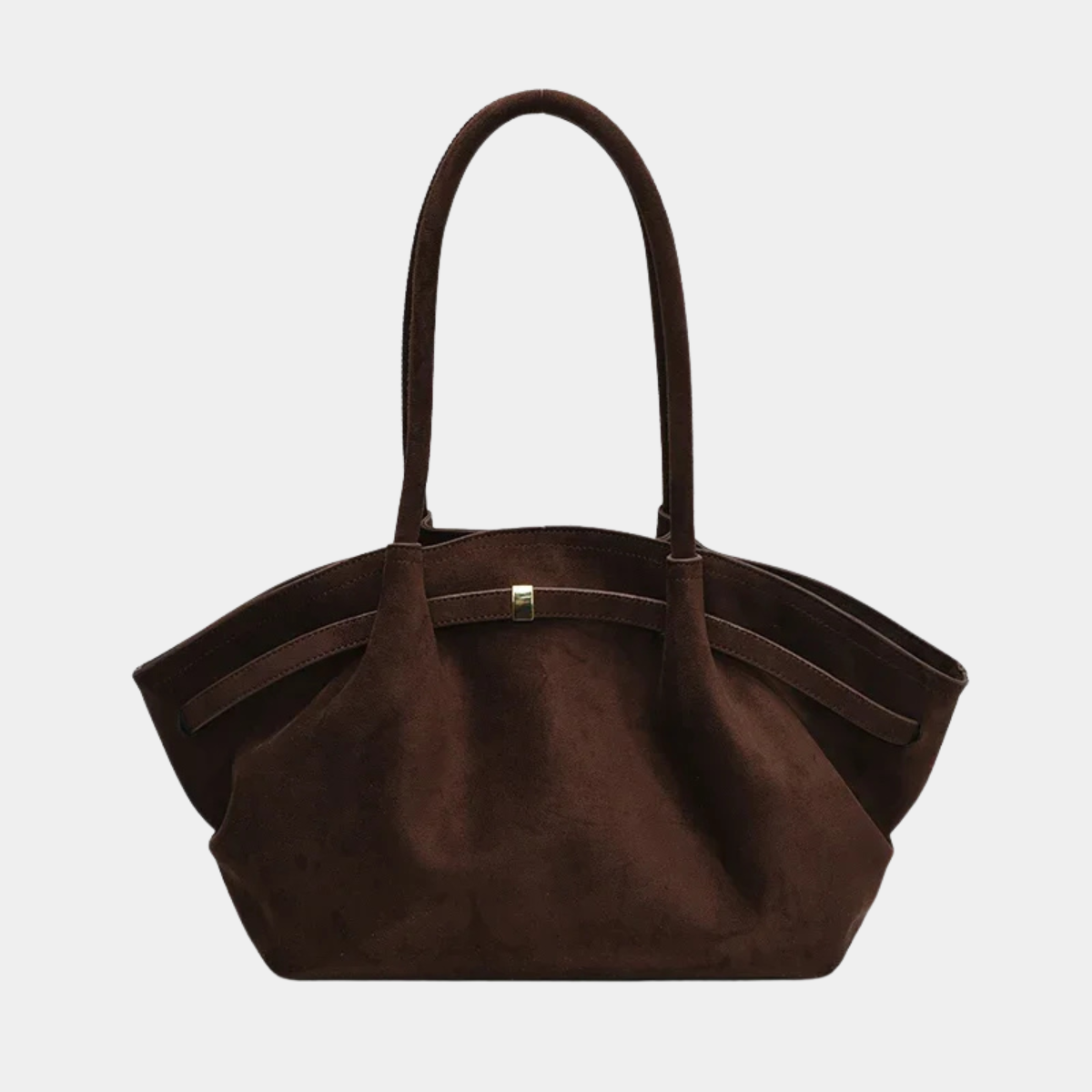 Suede Tote Bag – Large Shoulder Handbag for Everyday Use