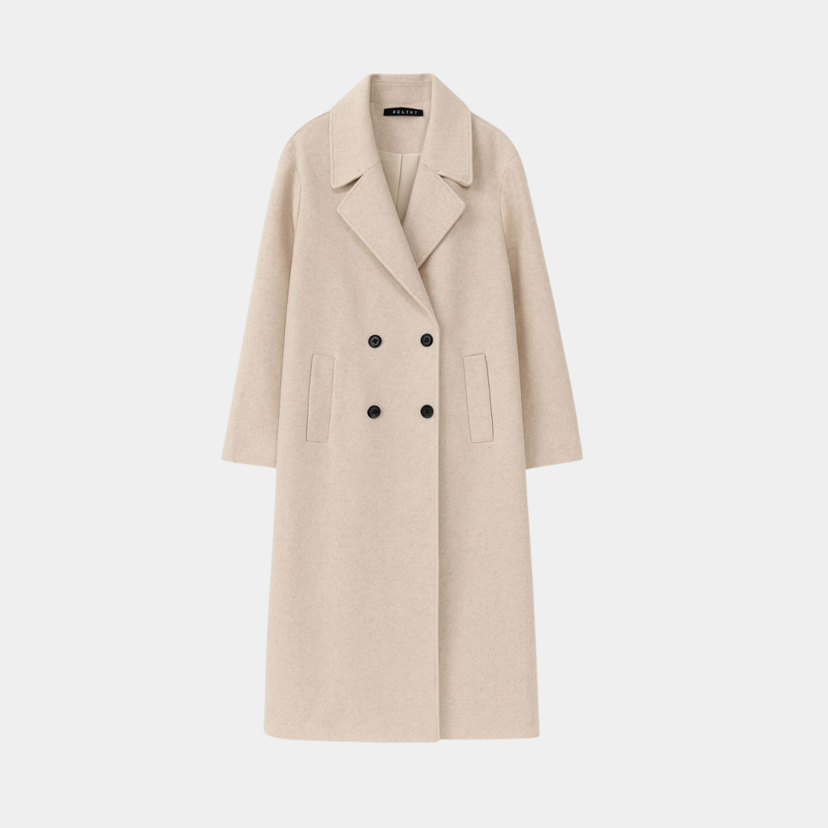 Elegant Oversized Long Coat – Long Trench Wool Style