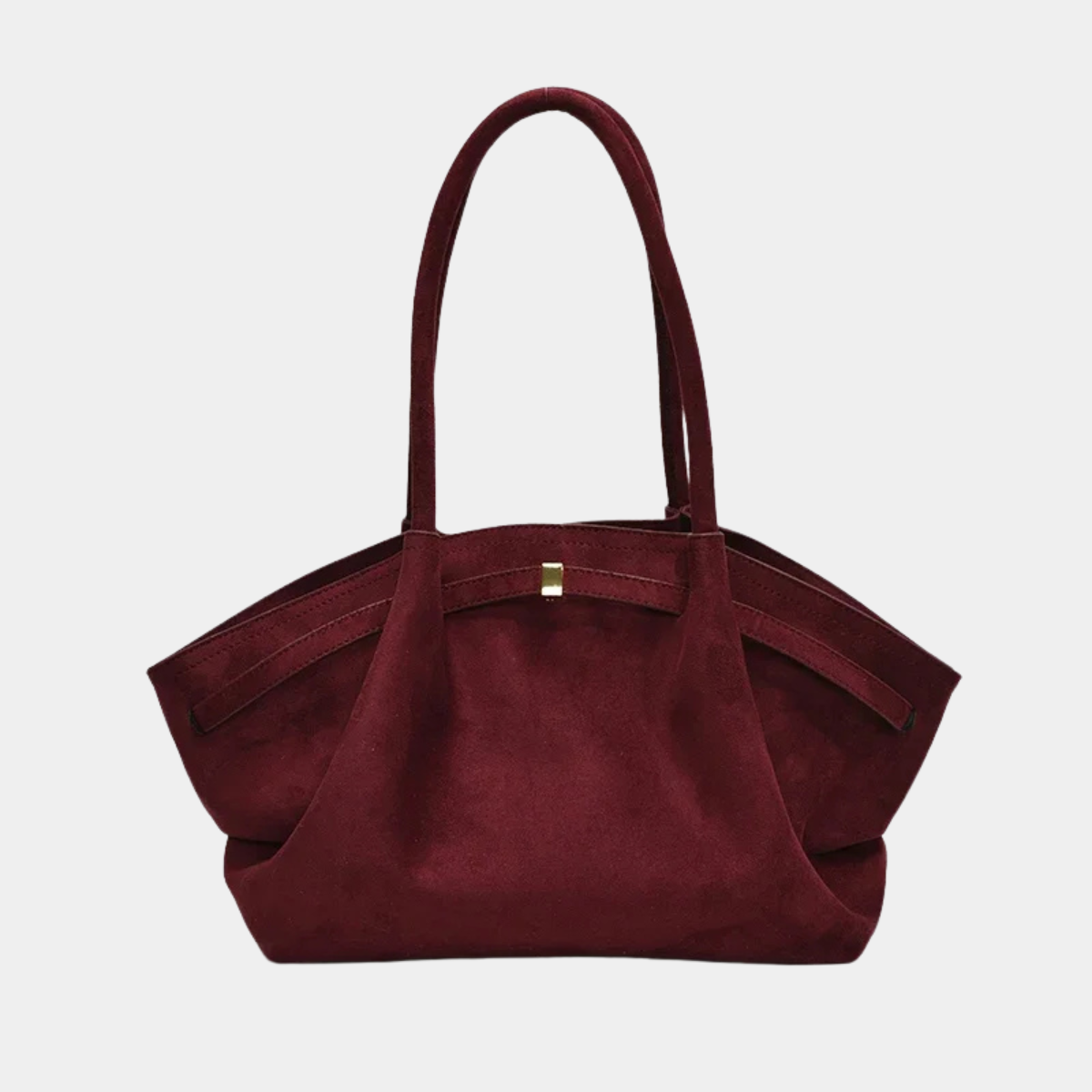 Suede Tote Bag – Large Shoulder Handbag for Everyday Use