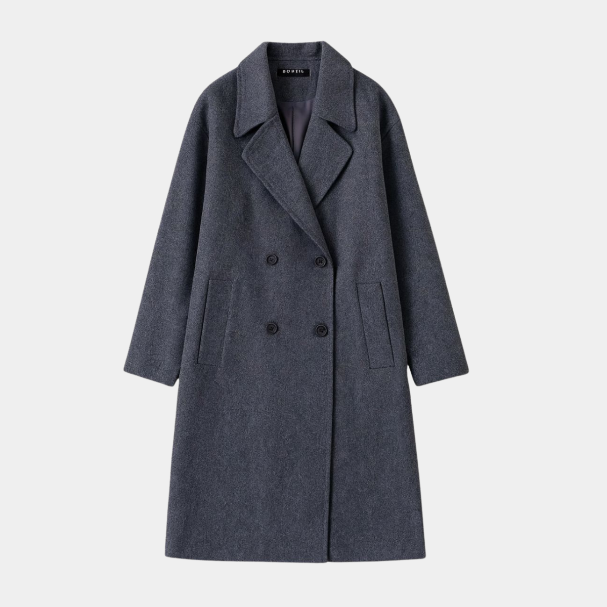Elegant Oversized Long Coat – Long Trench Wool Style