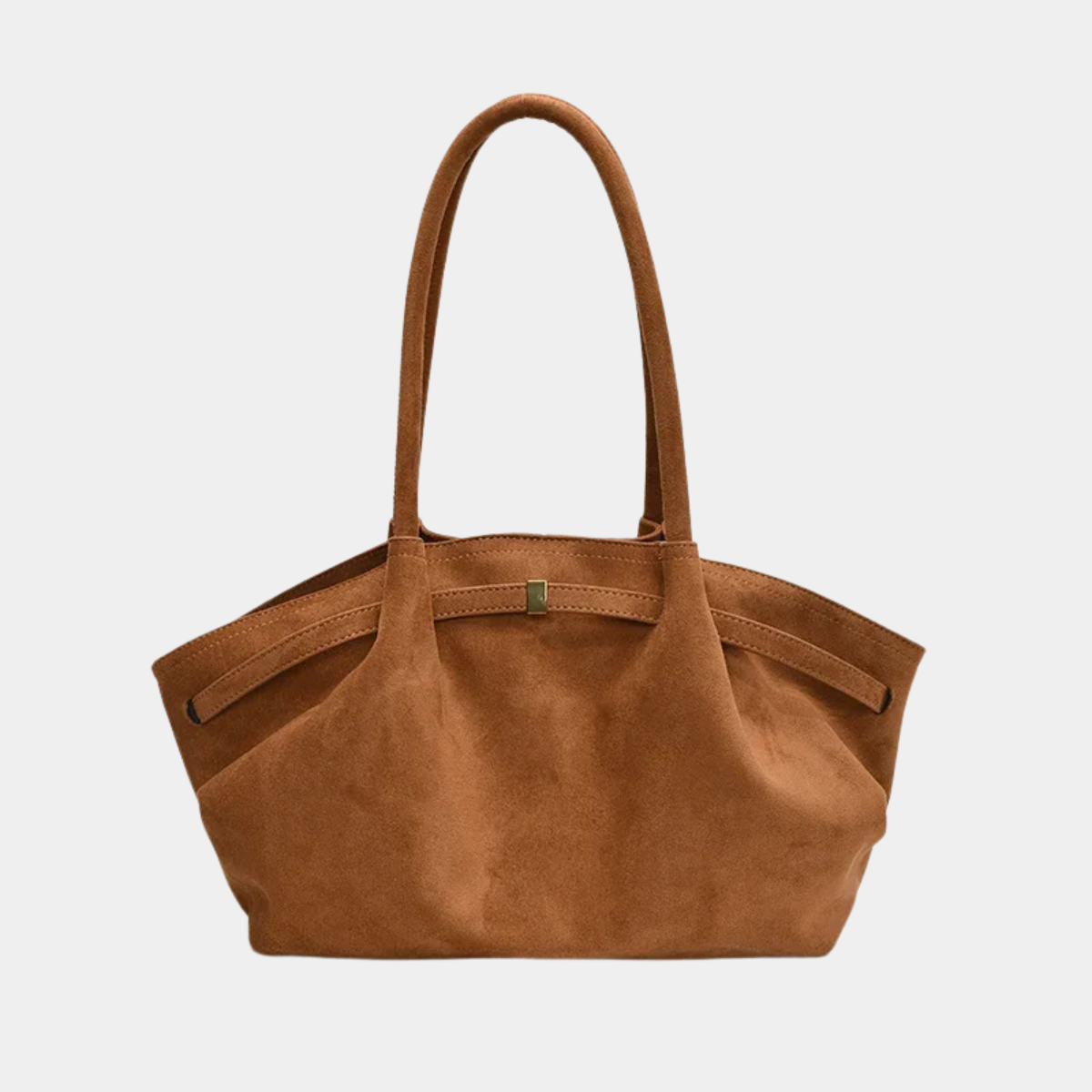 Suede Tote Bag – Large Shoulder Handbag for Everyday Use