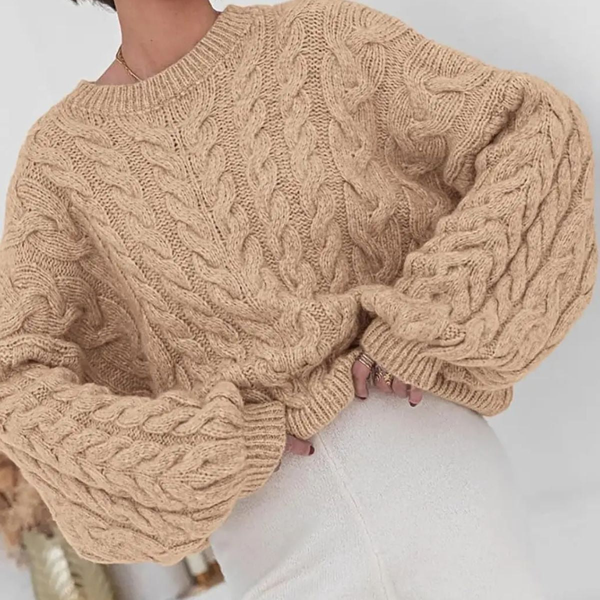 Soft Knitted Jumper – Soft Oversized Winter Sweater