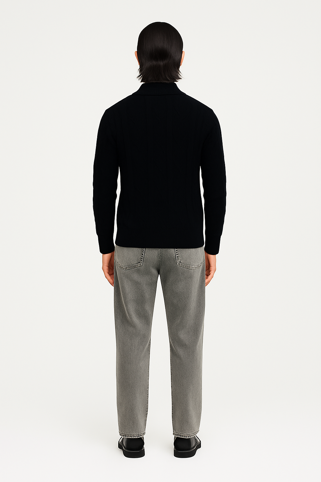 Knitted Cardigan – Button Up V-Neck Jumper