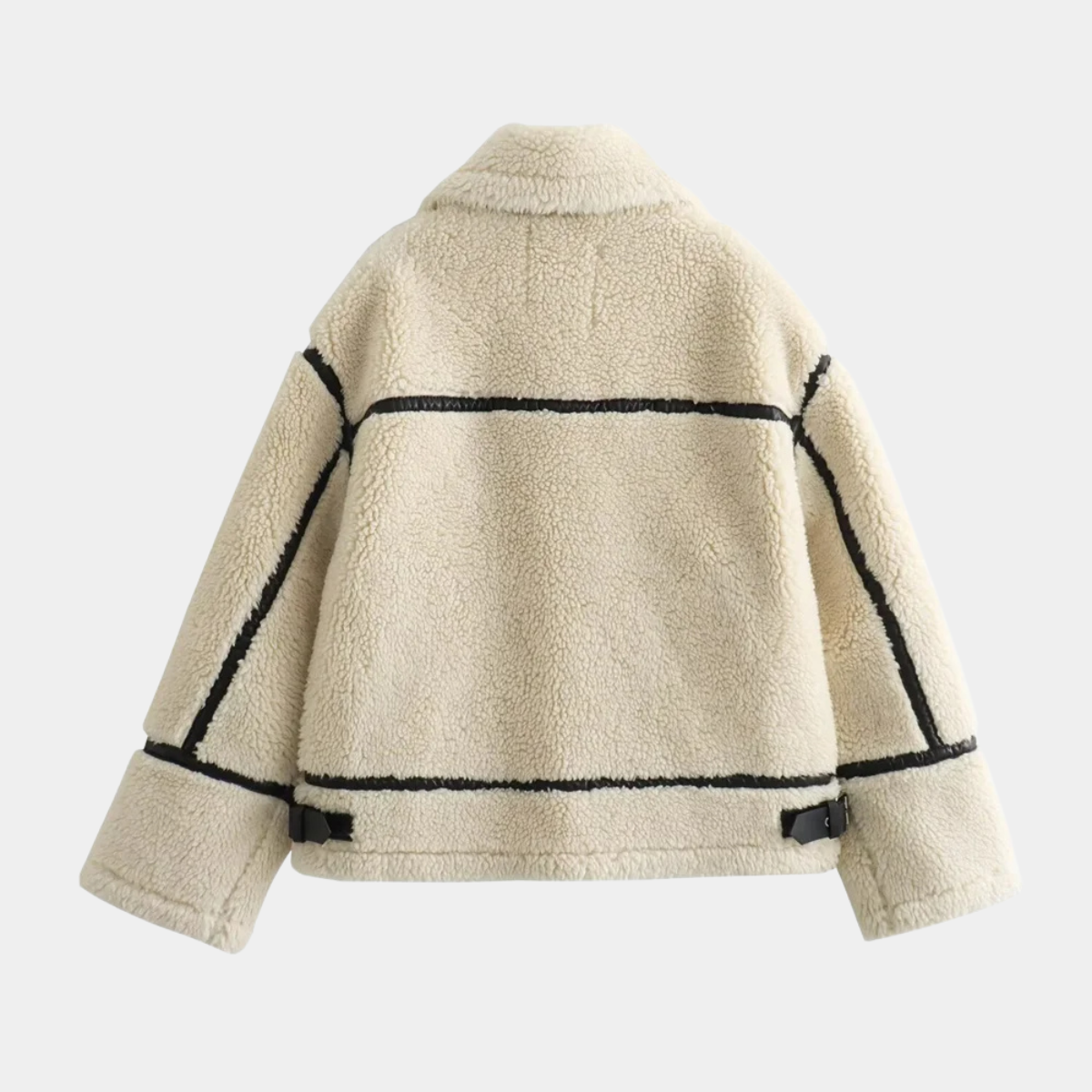 Winter Teddy Jacket – Warm Faux Coat with Zip