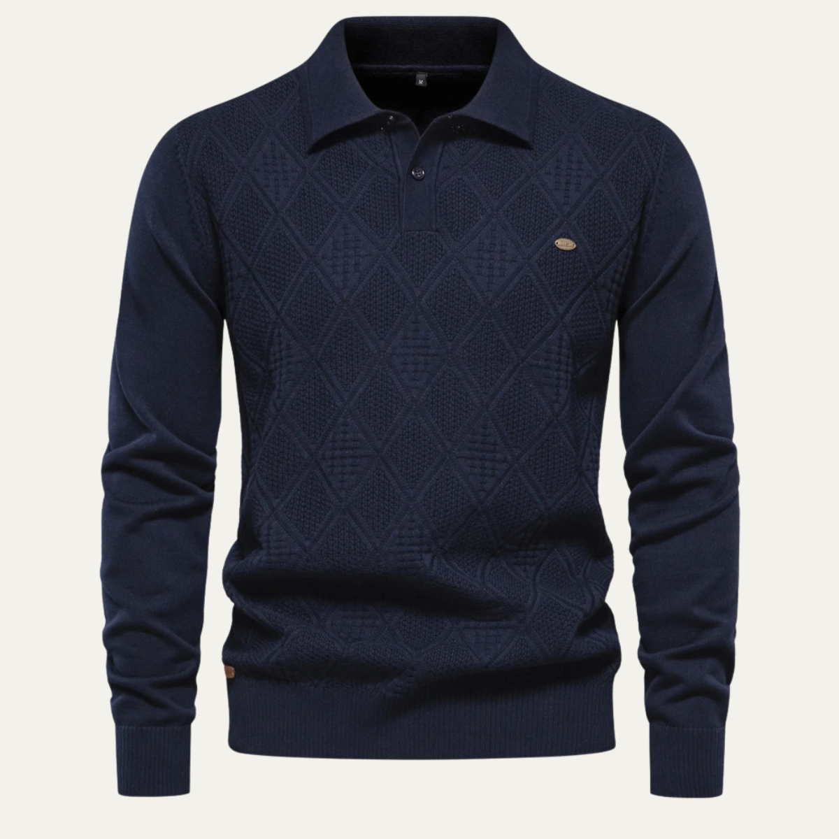 Knitted Polo Sweater – Lightweight Casual Jumper