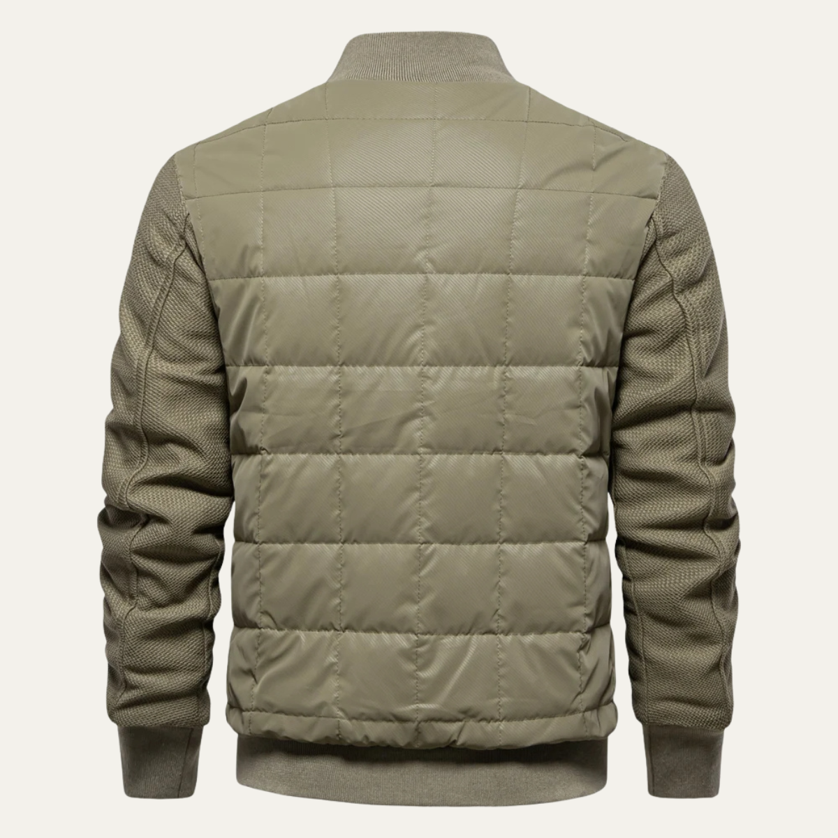 Quilted Bomber Jacket – Lightweight Zipped Coat